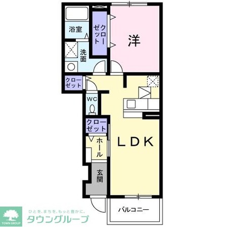 プリムローズIIIの物件間取画像